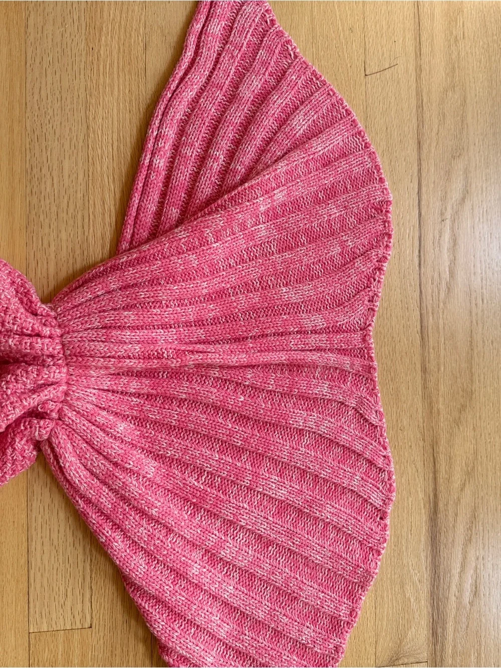Cozy Knit Mermaid Tail Blanket